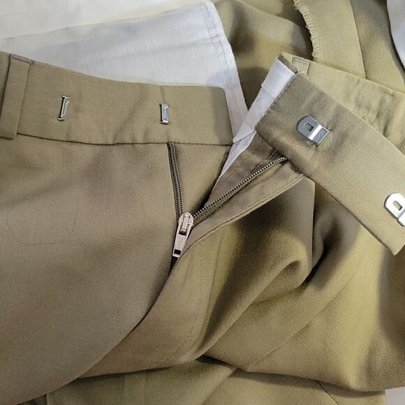ALEXANDRE LONDON NEW‎ WOOL Khaki Dress Pant… - Picture 11 of 11